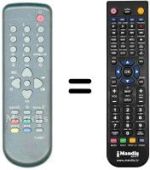 Replacement remote control Daewoo 14C4T (ver. 2)